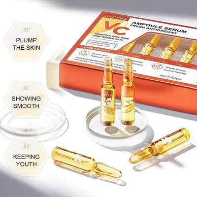 🌸✨ Sadoer VC Whitening Anti-Wrinkle Ampoule Face Serum (7Pcs) ✨🌸_img_1