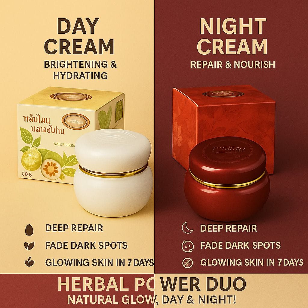 💎✨ Kim Whitening Pearl Cream – ডে ও নাইট কম্বো ✨💎